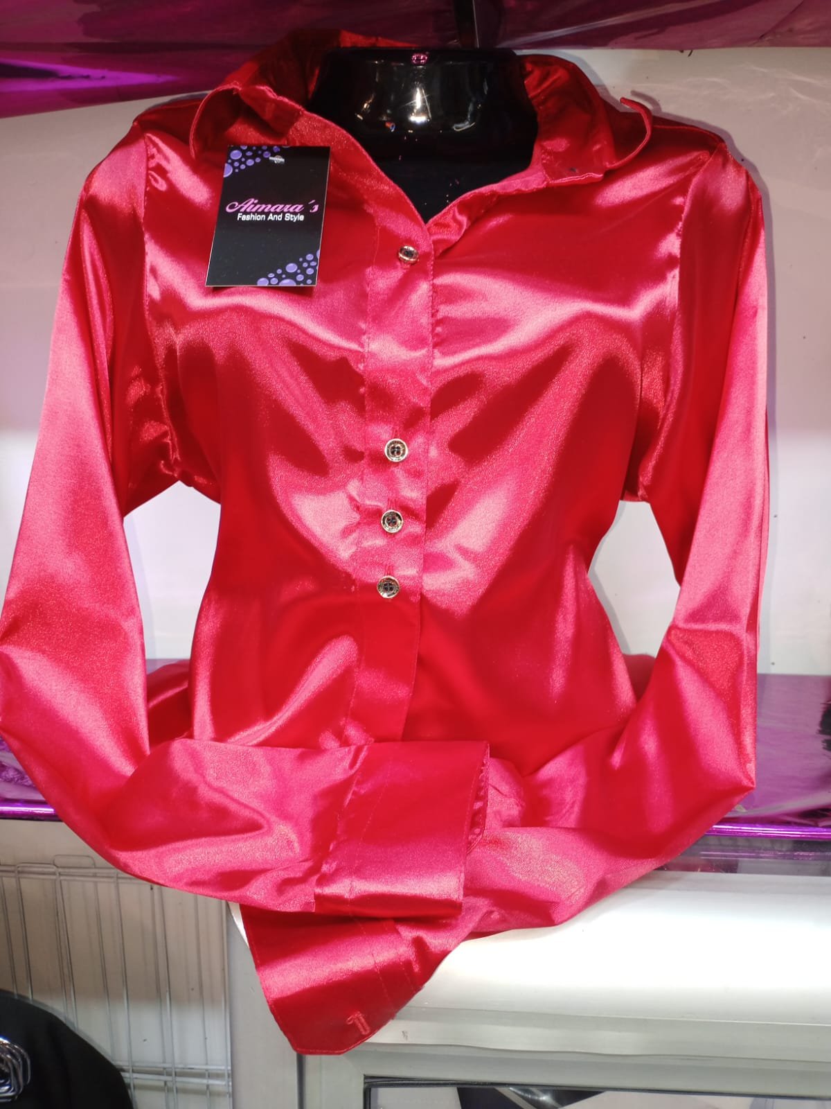 Blusa satin